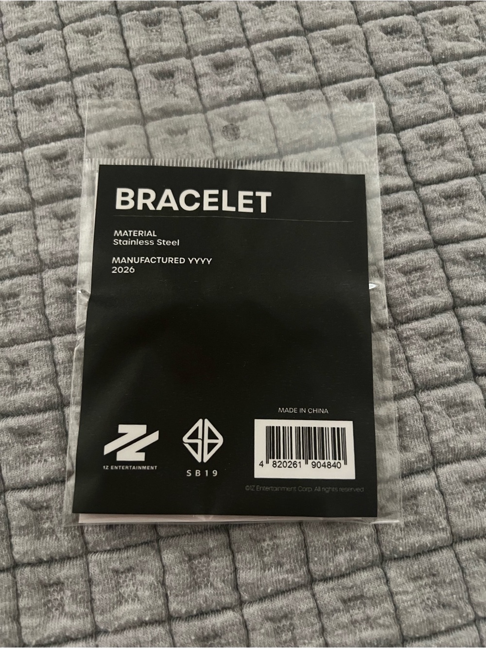 SB19 Wakas At Simula Pop Up Official Merch Bracelet